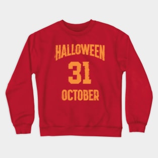 Halloween 31 October Basketball Jersey Crewneck Sweatshirt